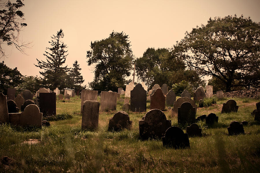 Old Hill Burying Ground Photograph by K Hines | Fine Art America