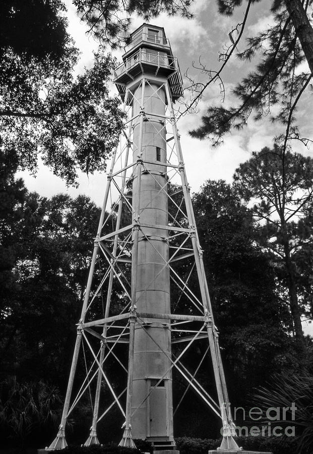 Old Hilton Head Lighthouse Photograph by Skip Willits