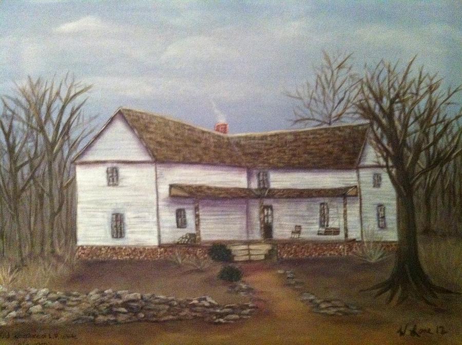 Old Homeplace Painting by Wanda Lane - Fine Art America