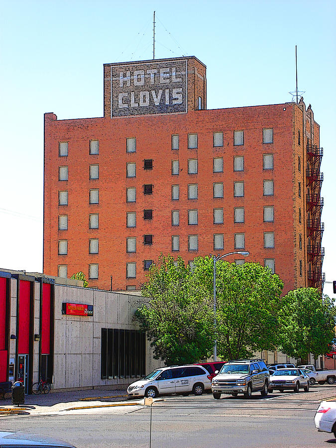 Old Hotel Clovis Graphic Photograph by Tom DiFrancesca