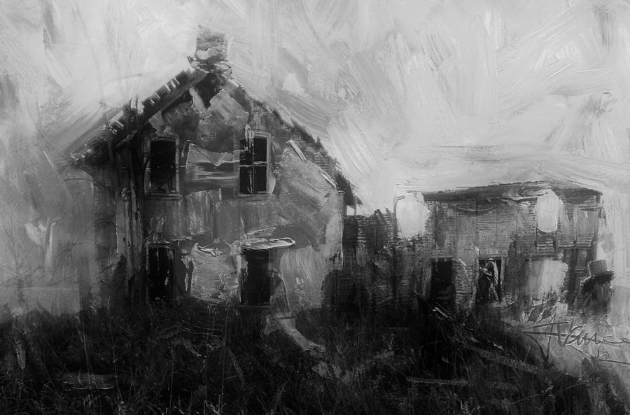 Old House at Stirling Mixed Media by Jim Vance