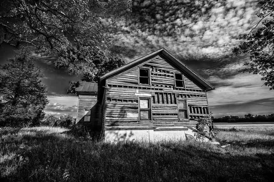 Old House on a hill Photograph by Kevin Cable