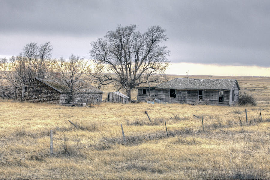 Old House on Pawnee Grasslands Colorado. Photograph by James Steele