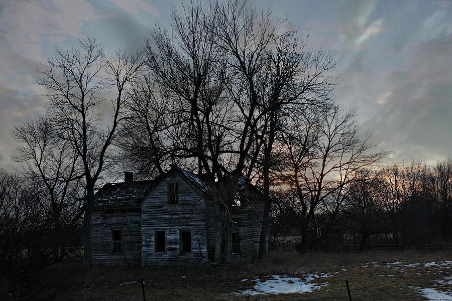 Old House with Trees Photograph by Laura Hubka - Fine Art America