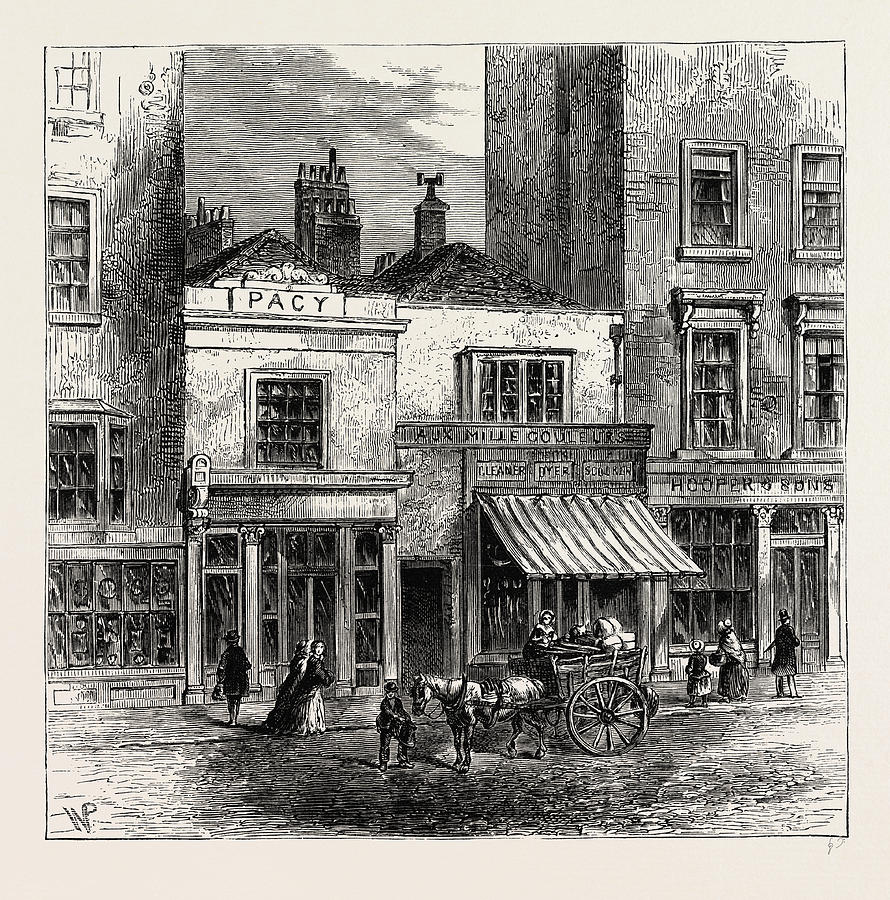 Old Houses In Holborn Drawing by Litz Collection - Fine Art America