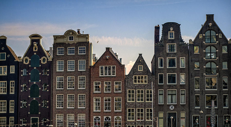 Old Houses of Amsterdam. Holland Photograph by Jenny Rainbow