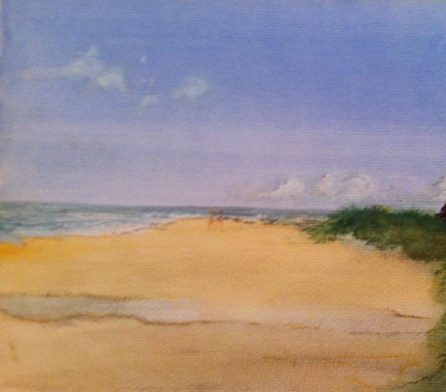 Old Hunstanton Beach Painting