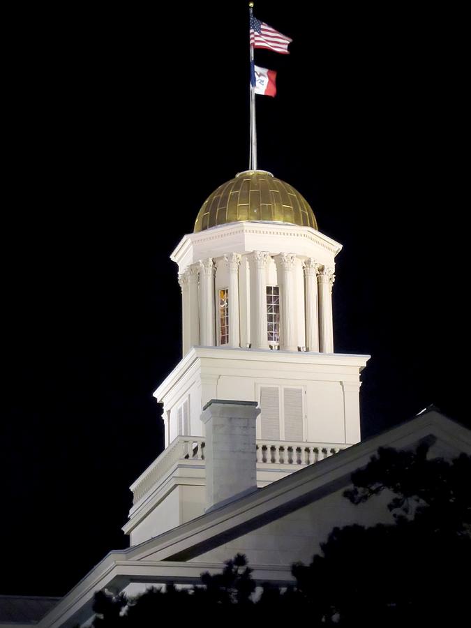 Old Iowa State Capital Iowa City IA Photograph by Cynthia Woods - Fine ...