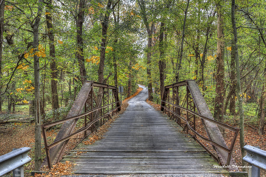 Old Iron Bridge at Panther Creek Photograph by Wendell Thompson