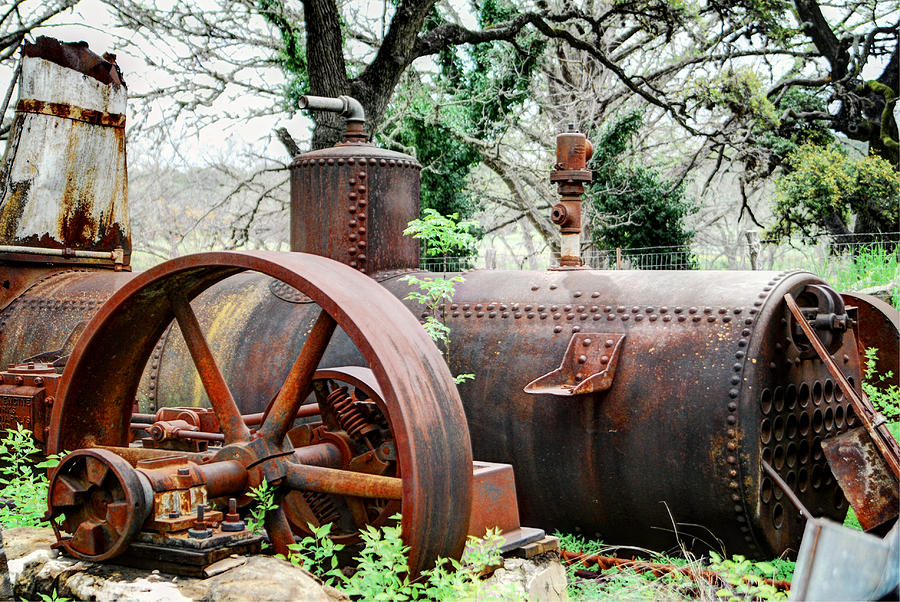 Old Iron Engine Photograph by Tracy Smith Old Iron Engine Photograph by Tracy Smith