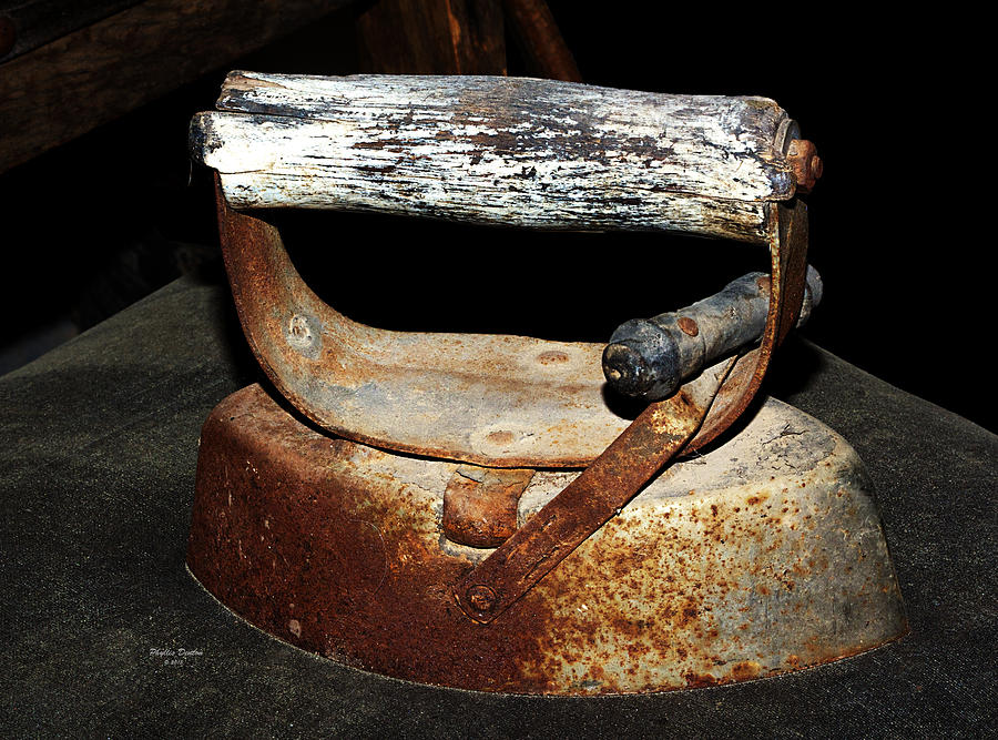 Old Iron Photograph by Phyllis Denton