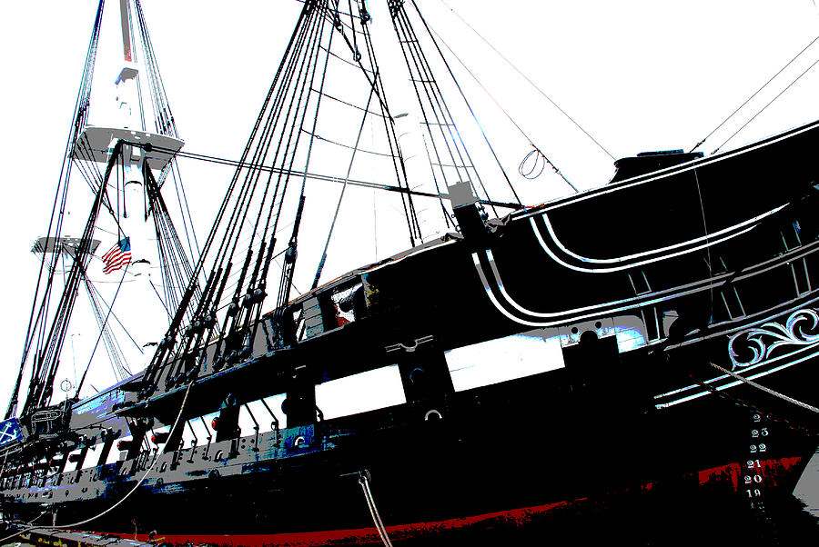Boston Photograph - Old Ironsides by Norma Brock