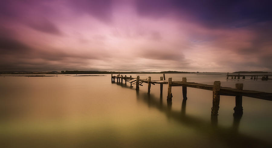 Old jetty 01 Photograph by Kevin Chippindall Old jetty 01 Photograph by Kevin Chippindall