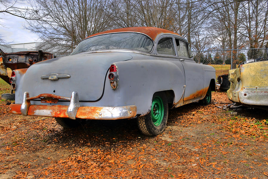Old Junked Chevy Photograph by Willie Harper