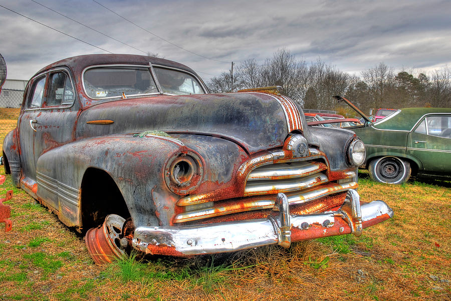 Old Junked Pontiac Photograph by Willie Harper