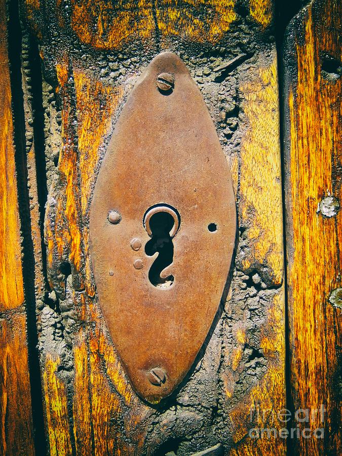 Old Key Hole Photograph by Nicola Fiscarelli