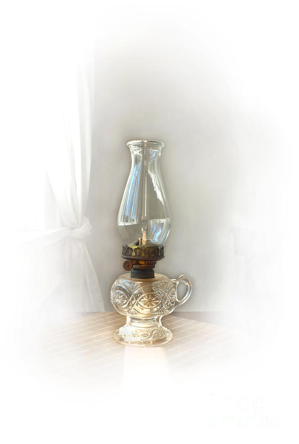 Vintage Photograph - Old Lamp by Sebastian Mathews Szewczyk
