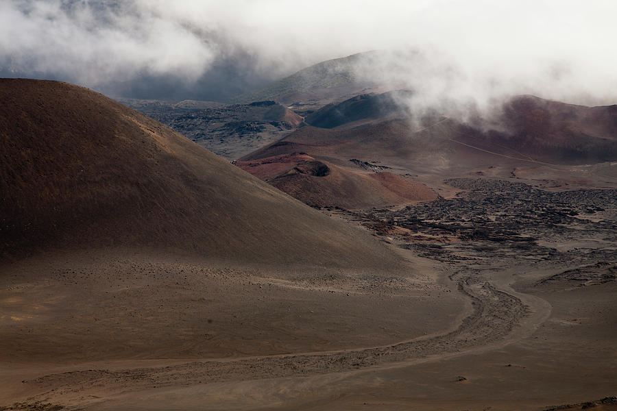 Old Lava Flow In Haleakala Crater Photograph by Dan Shugar