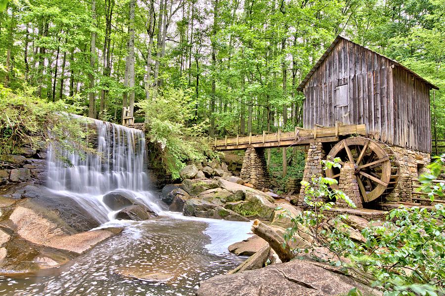 Old Lefler Grist Mill Photograph by Gordon Elwell