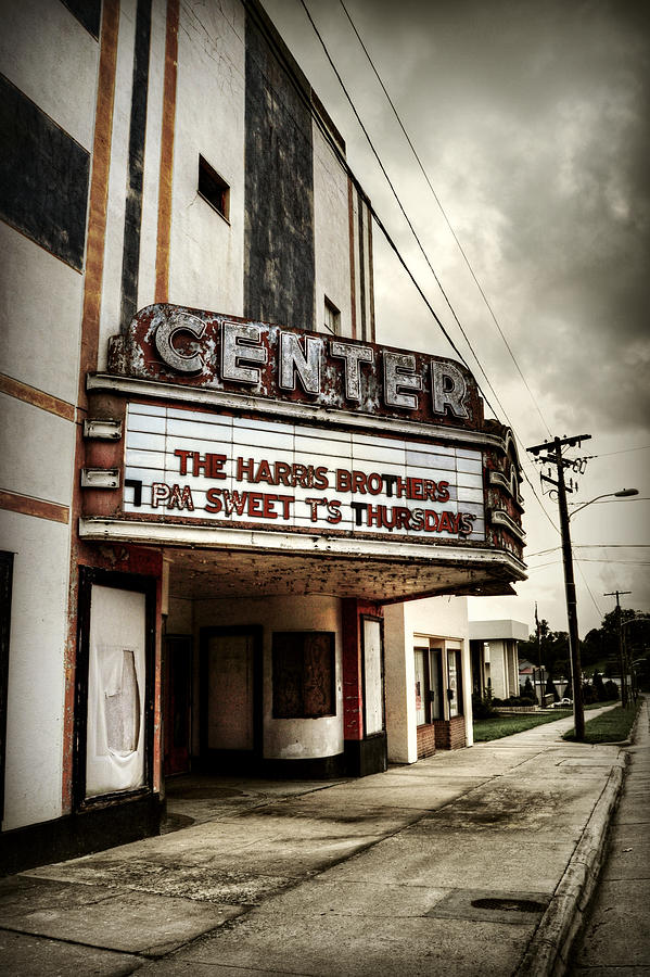 Old Lenoir Nc Movie Theater Photograph by Amber Summerow