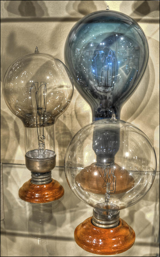 Antique Light Bulbs Photograph by Geraldine Alexander