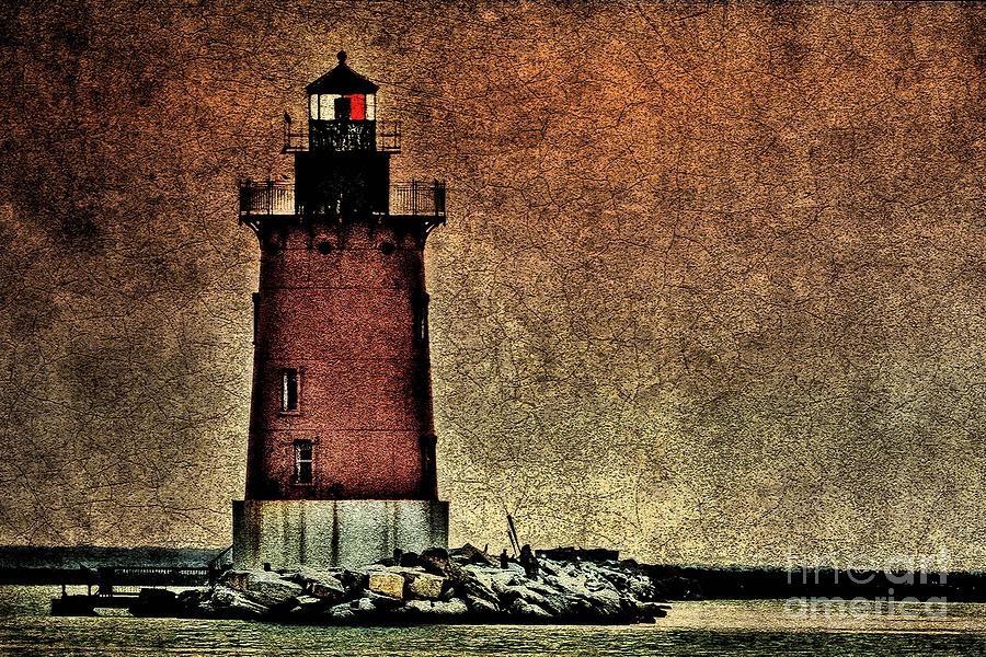 Old Lighthouse at Dusk Photograph by  Gene  Bleile Photography 