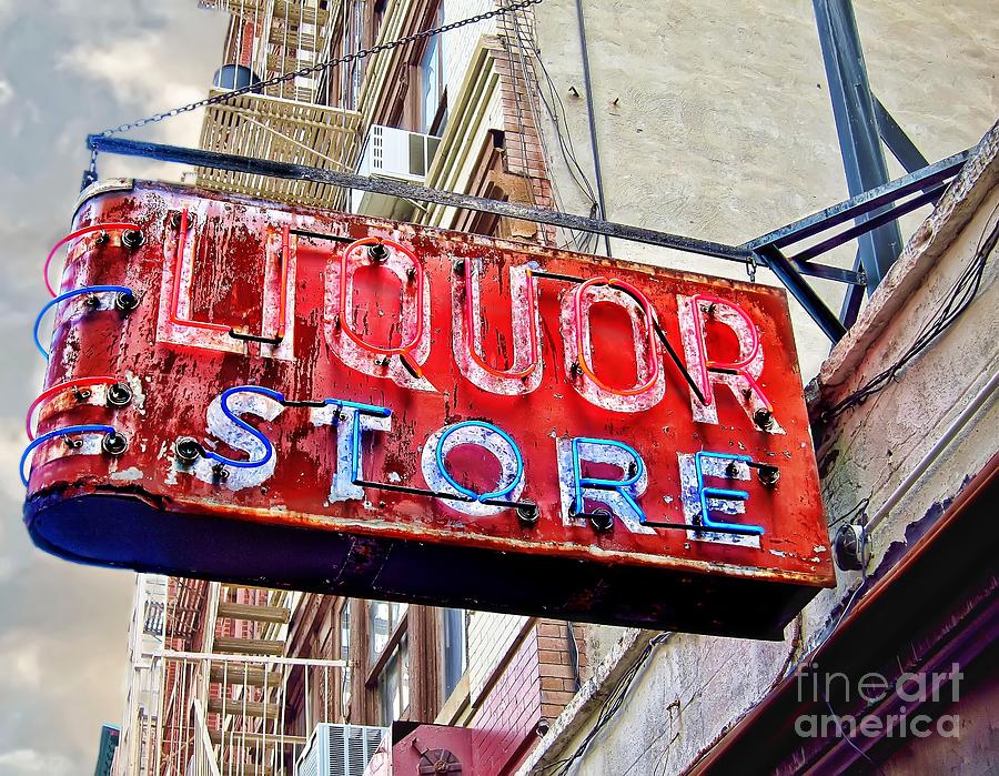 Old Liquor Store Sign Nyc Margaret Stewart 