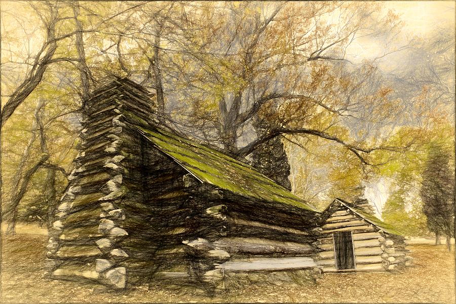 Old Log Cabins Photograph By Alice Gipson