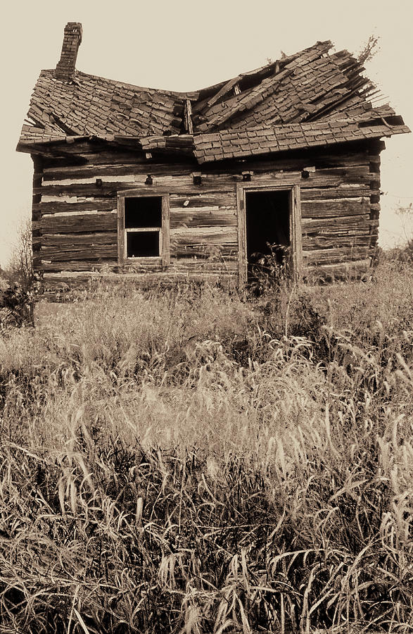 Old Log House Photograph by Jim Vance - Fine Art America