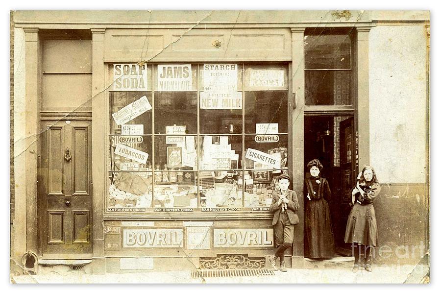 Old London Shop Photograph