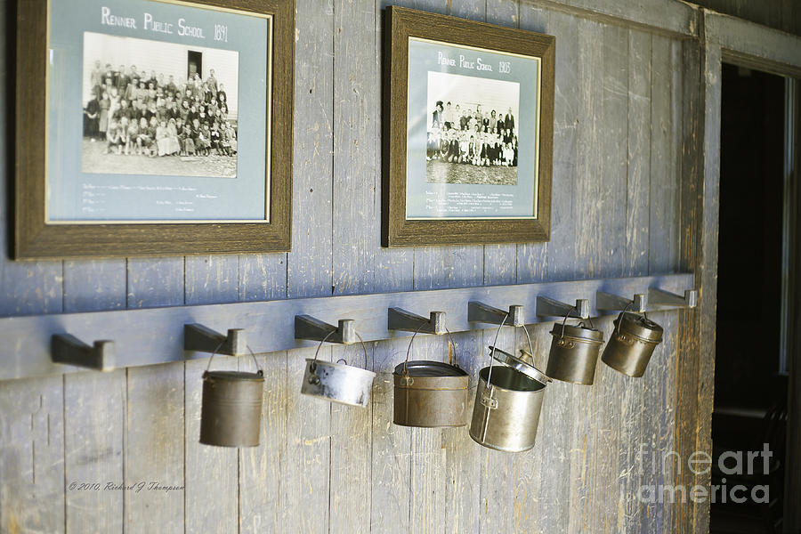 Old Lunch Pails Photograph by Richard J Thompson 