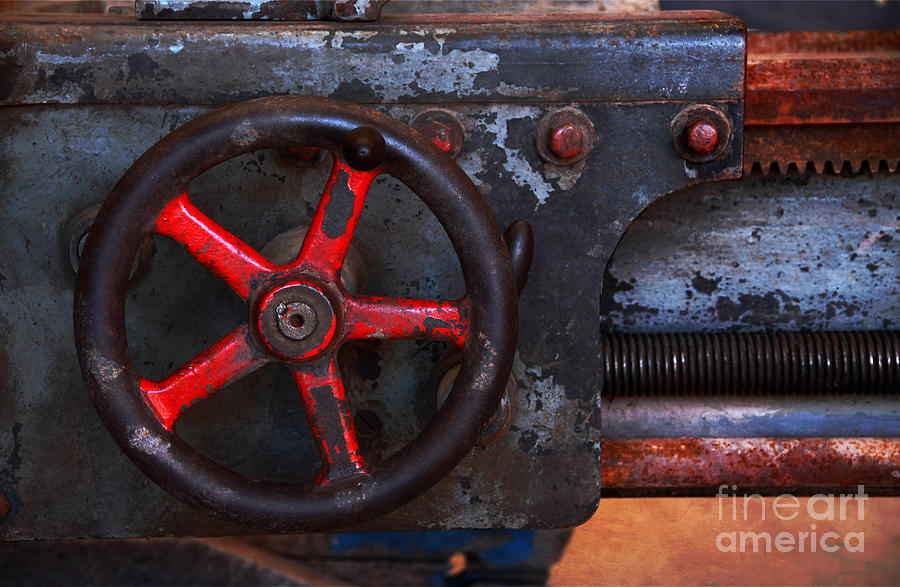 Old Machine Tool Photograph by Charline Xia