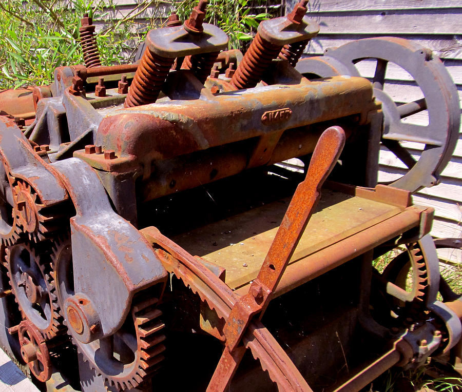 Old Machinery 2 Photograph by Wayne Enslow