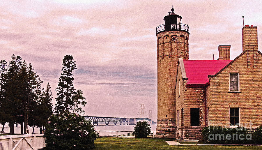Old Mackinac Point Lighthouse Photograph by Lydia Holly