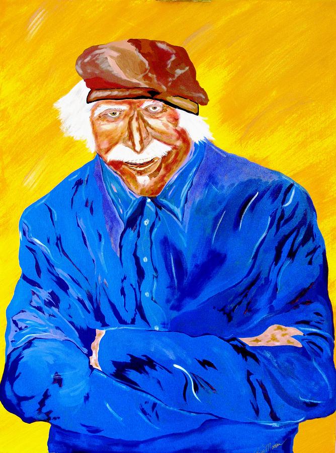 Old Man Hawk-Artist Rendition Painting by Bill Manson