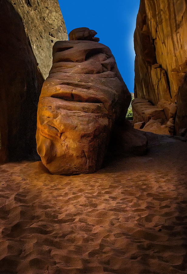 Arches National Park Photograph - Old Man in the Doorway by Gary Warnimont