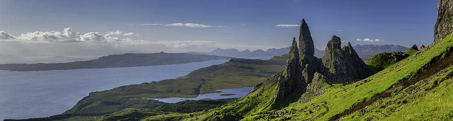 Old Man Of Storr Panorama Photograph by Peter Luxem