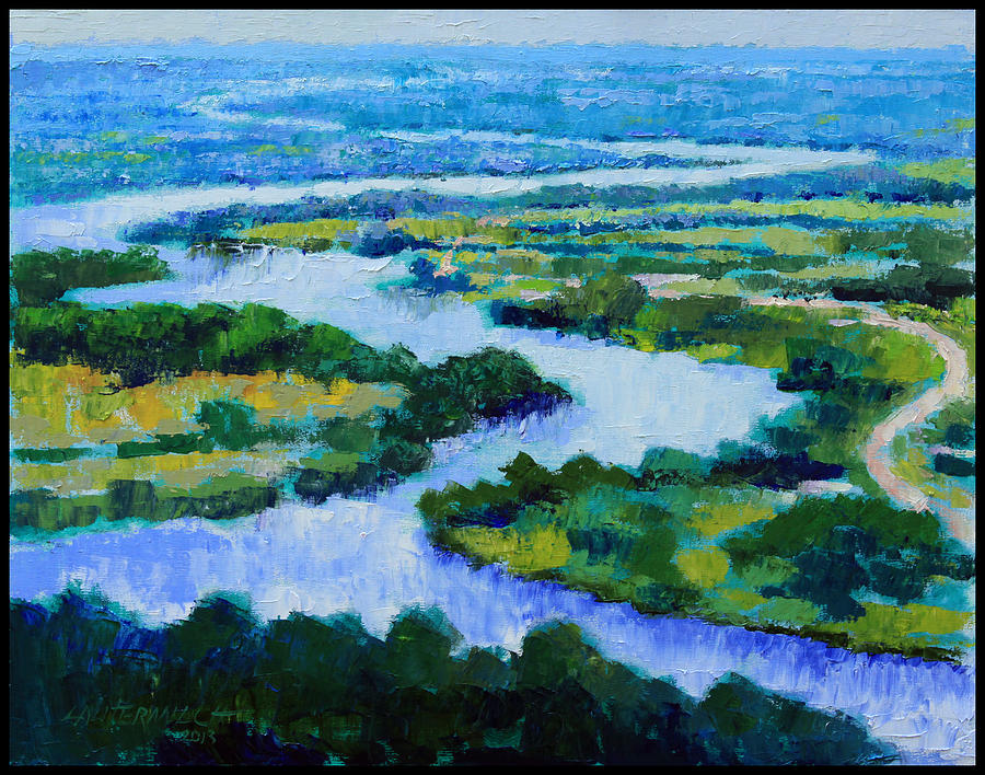 Old Man River Painting by John Lautermilch