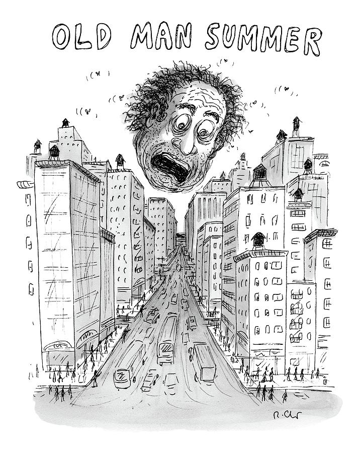 Old Man Summer Drawing by Roz Chast