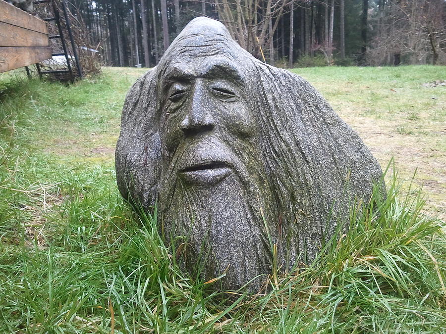 Landscape Sculpture - Old Man by William Luke Landscape Sculpture - Old Man by William Luke