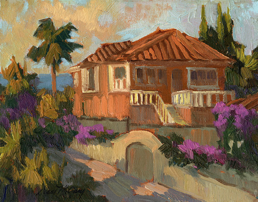 Old Mansion Costa del Sol Painting by Diane McClary
