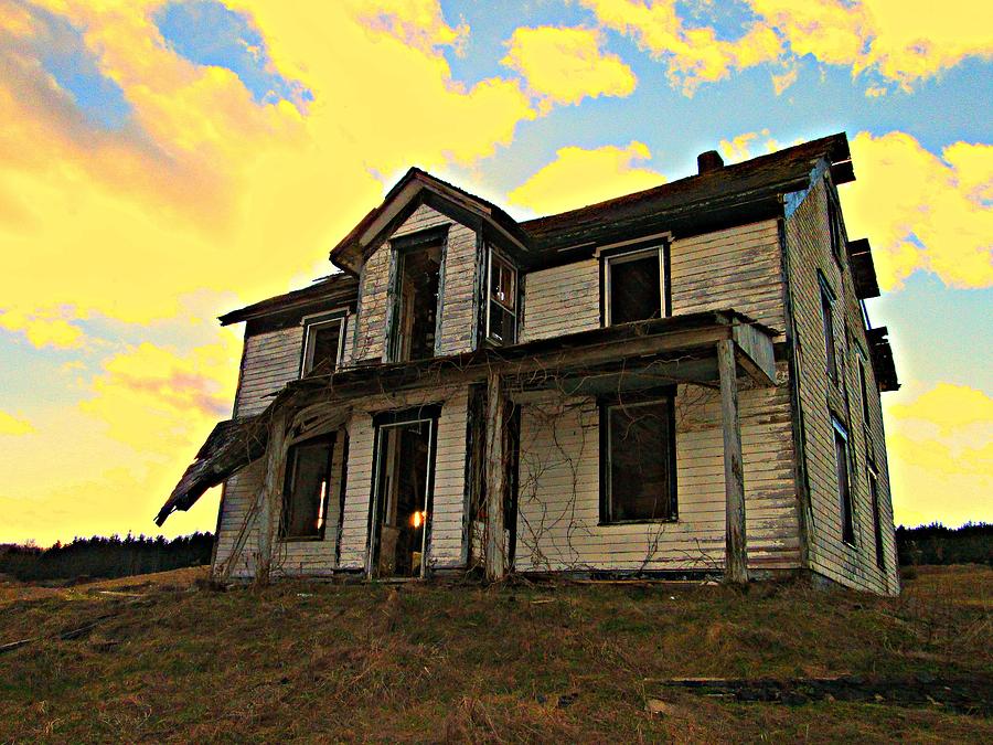 Old Mansion On a Hill Photograph by Larry Matthews - Fine Art America