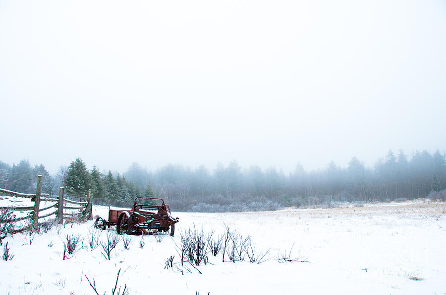 Old Manure Spreader Photograph