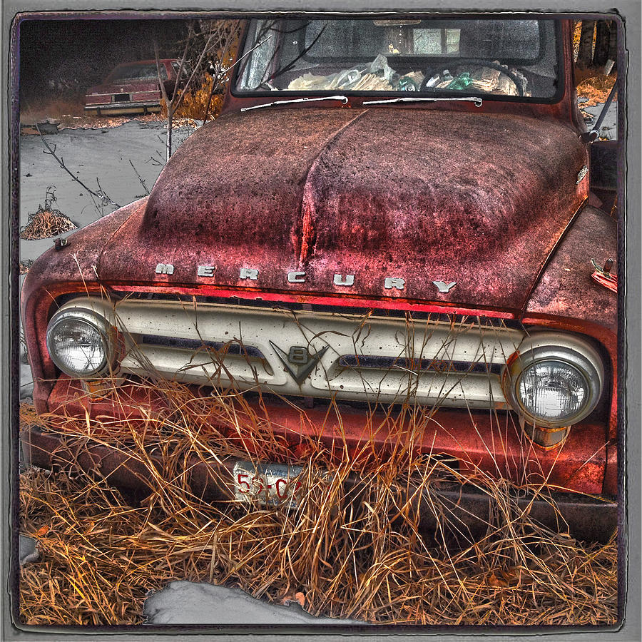 Old Mercury Red Photograph by J C