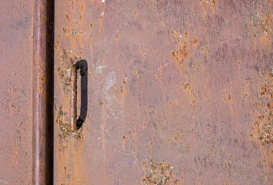 Architecture Photograph - Old Metal Door by Photographic Arts And Design Studio