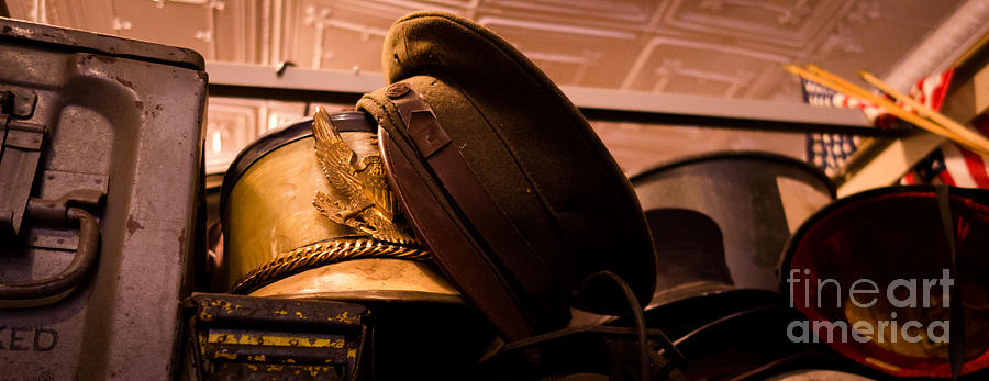 Old Military Hats Photograph by Amy Cicconi