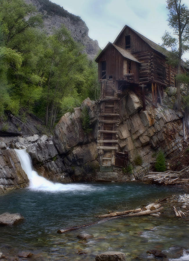 Old Mill at the Crystal River Photograph by Ellen Heaverlo