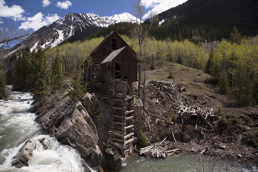 Mountain Photograph - Old Mill by Daniel Heiden