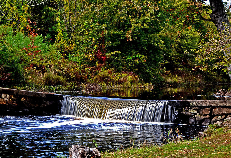 Old Mill Pond Dam Photograph by George Bostian - Fine Art America