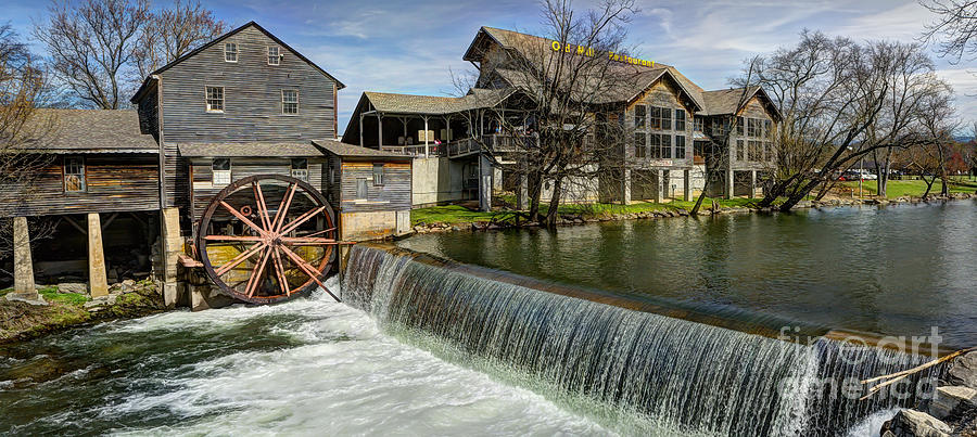 old mill restaurant pano HDR Photograph by Ules Barnwell